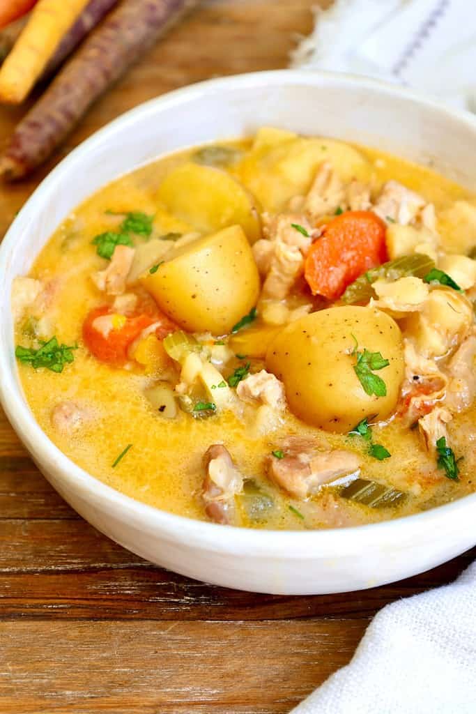 Rustic Chicken Stew. - Healthy Elizabeth